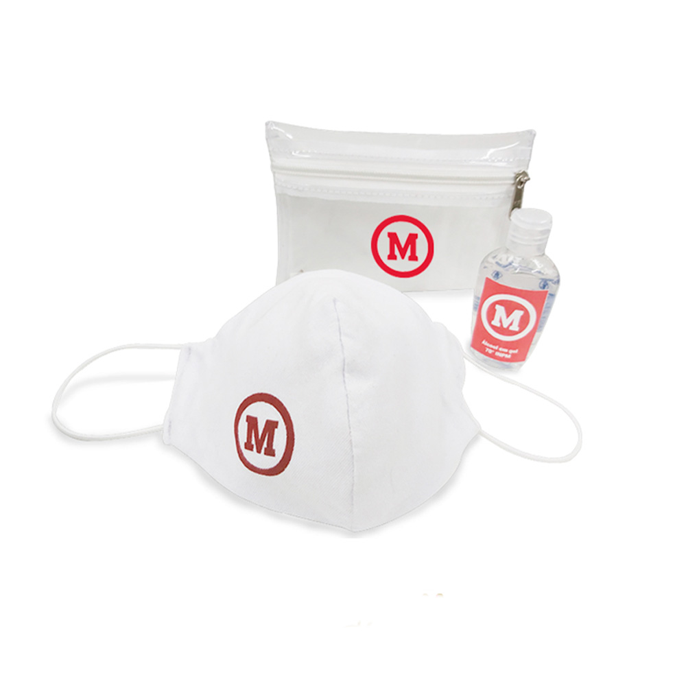 Kit de proteção com máscara e álcool em gel Beetrade