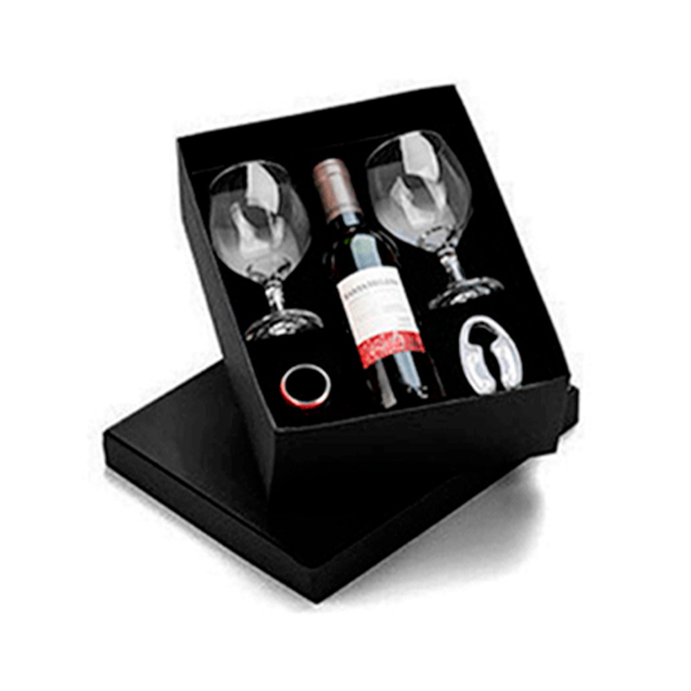 Miniatura de imagem do produto kit Vinho Chileno 375ml com 2 Taças