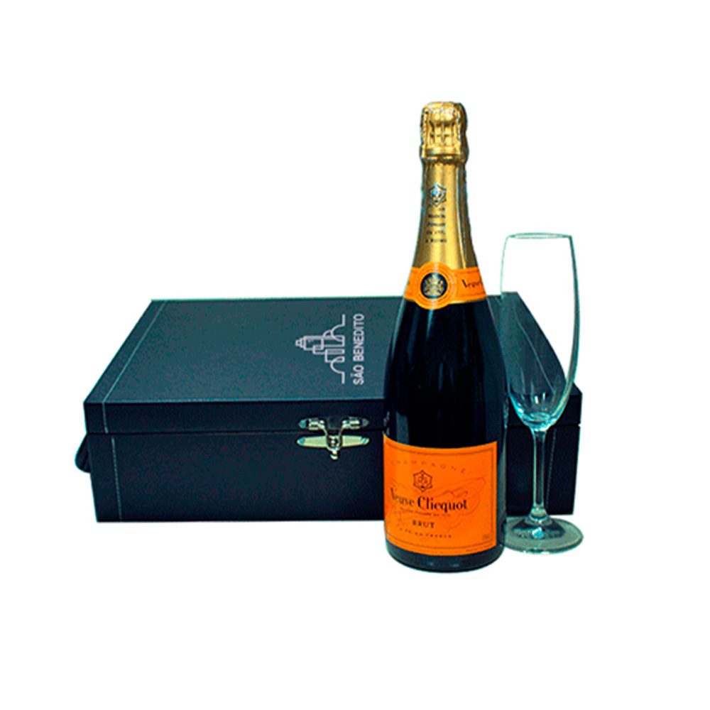 Kit Champagne Veuve Clicquo Maleta